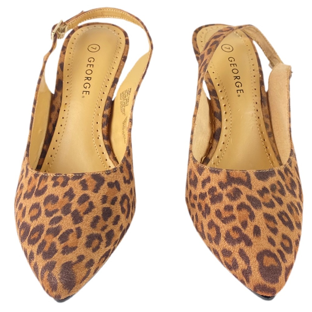 GEORGE LEOPARD PRINT HEELS